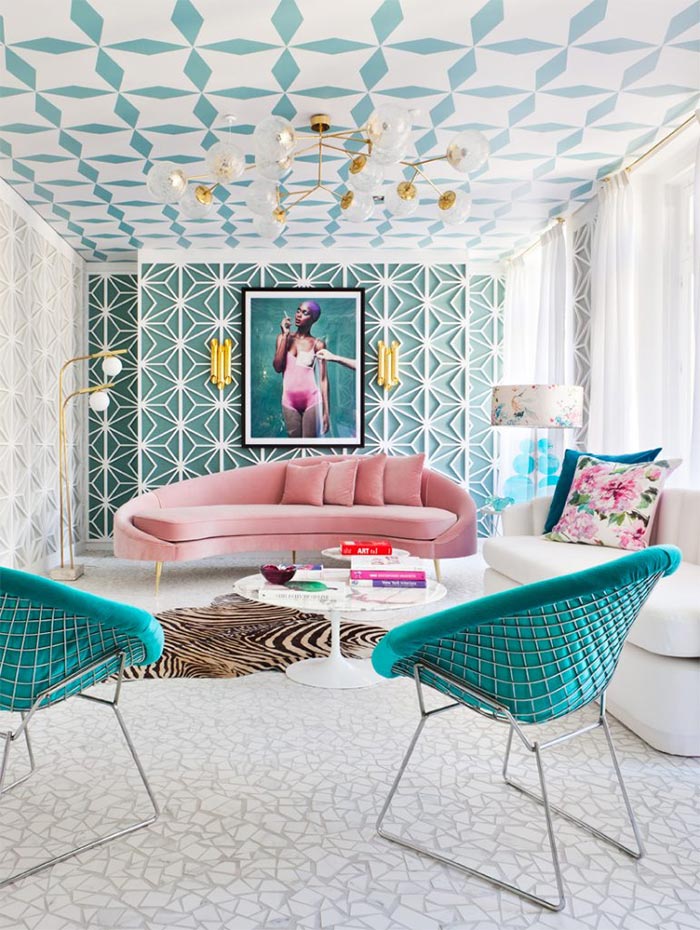 Interior design divano rosa Artempo Empoli 