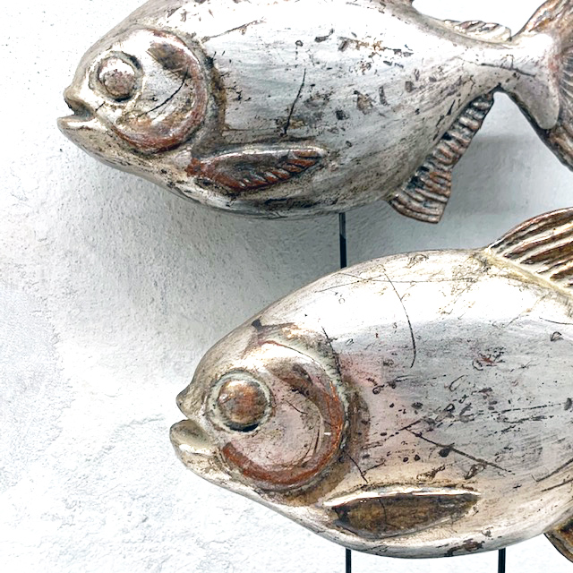 pesci legno castorina firenze scultura focus