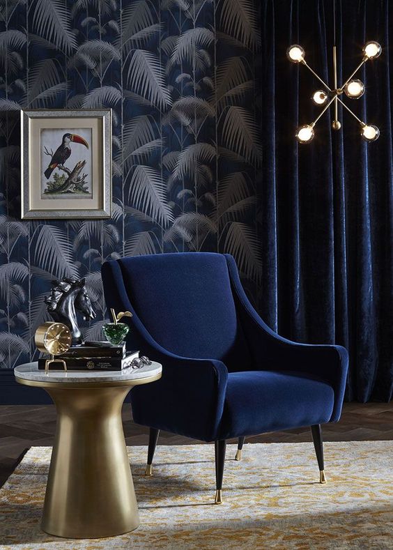 naval blue interiors-trend-2021