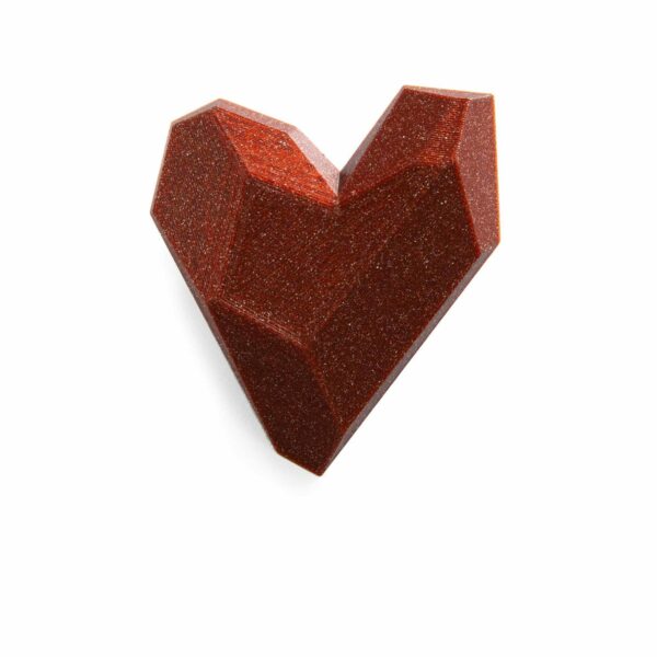 Spilla Cuore Red Glitter Maison 203
