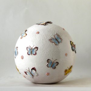 sfera-decorativa-ceramica-nd-dolfi-farfalle