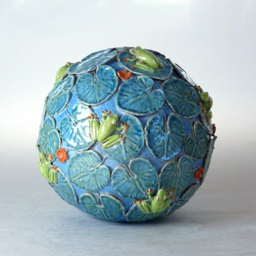 CERAMICA-TOSCANA-SFERA-RANE-AZZURRO-ARTEMPO-MANIFATTURE-DESIGN-2022