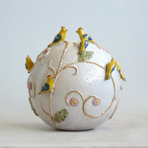 CERAMICA-TOSCANA-SFERA-UCCELLI-ARTEMPO-MANIFATTURE-DESIGN-2022