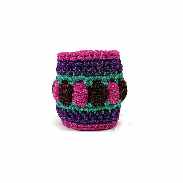 gioiello-design-bracciale-crochet-multicolor.fucsia