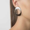Orecchini Design Flow Nero - immagine 4