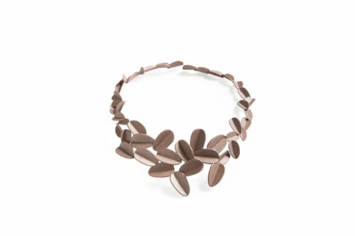 Collana Leaves Rose Gold