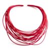 Collana Donna Multifili Theia rosso - immagine 3